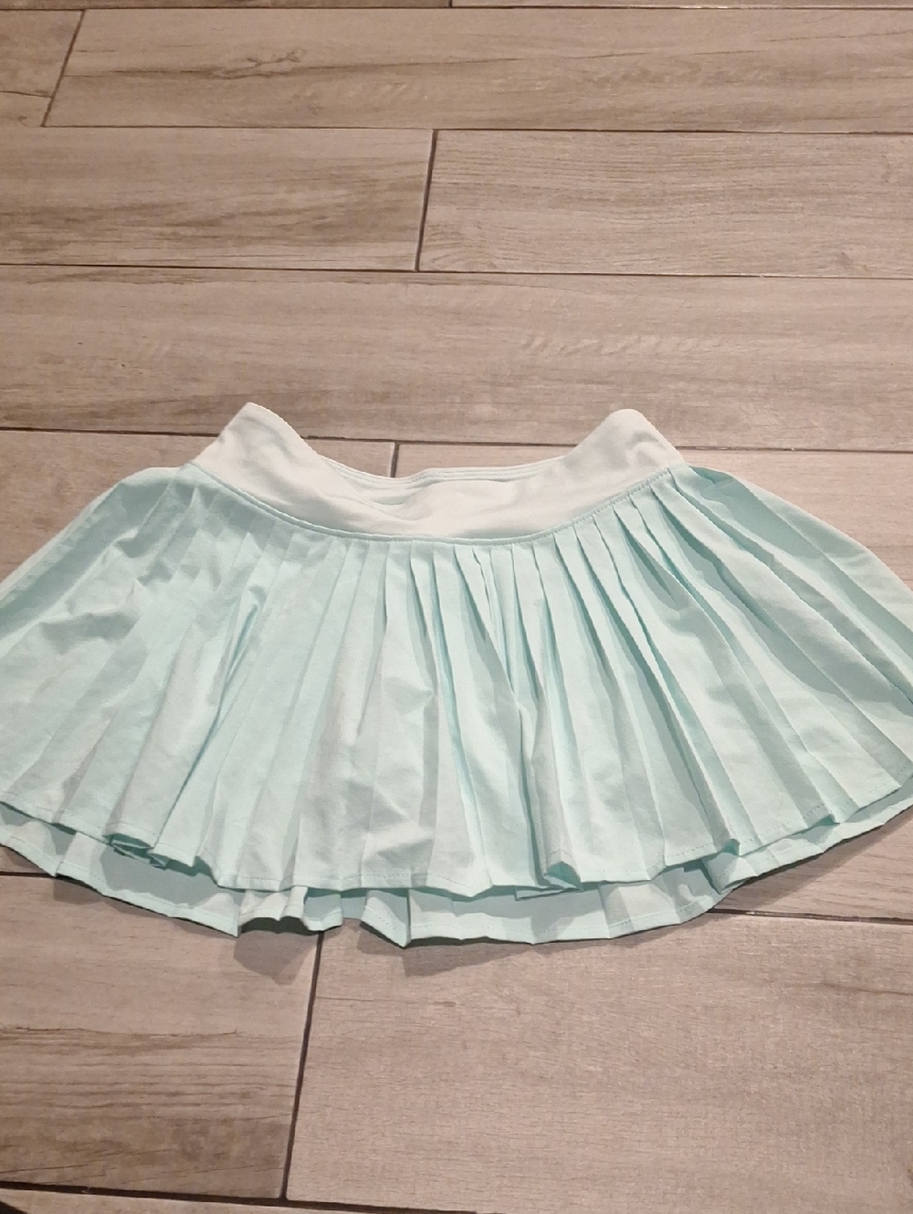 🍁all in motion Mint Pleated Skater Skirt🍦
